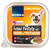 Edeka Feine pasteed koertele kana-kalkunilihaga 150g | Multum