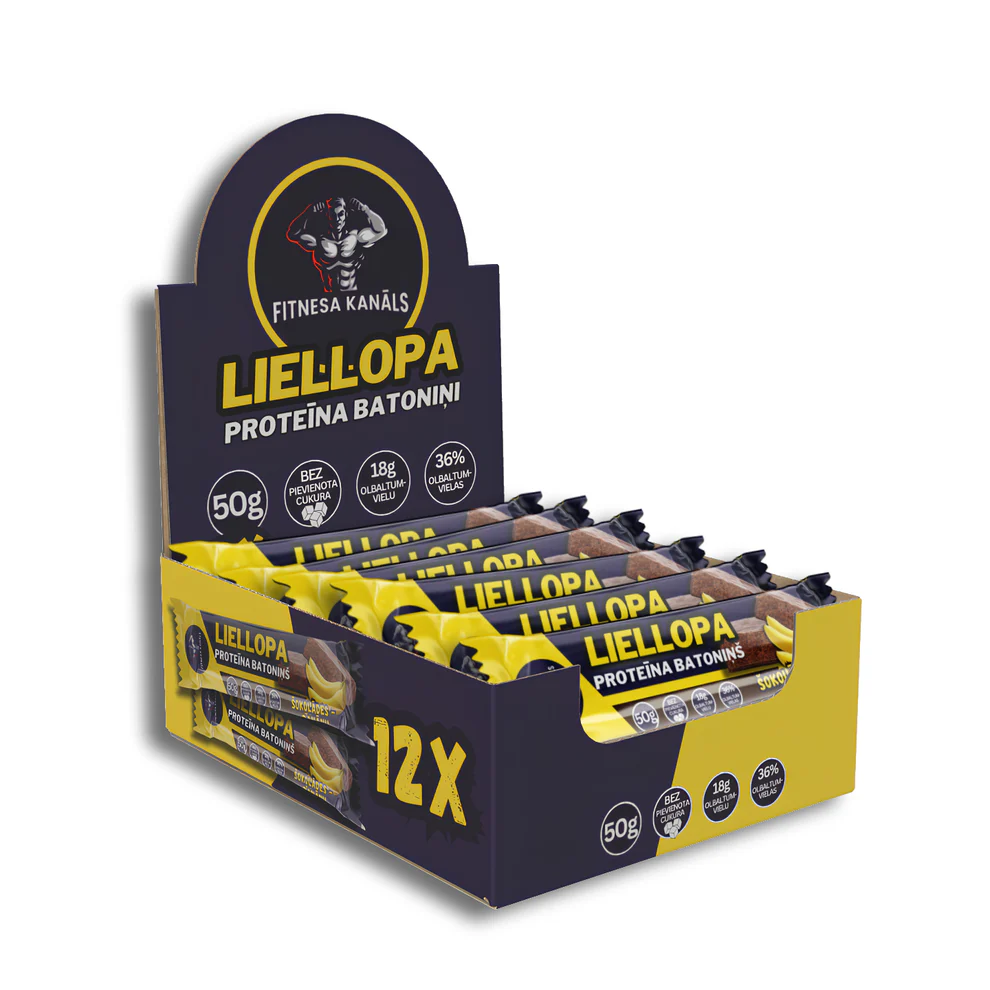 FITNESS CHANNEL Veiseliha valgubatoon šokolaadi ja banaani maitsega 50g | Multum