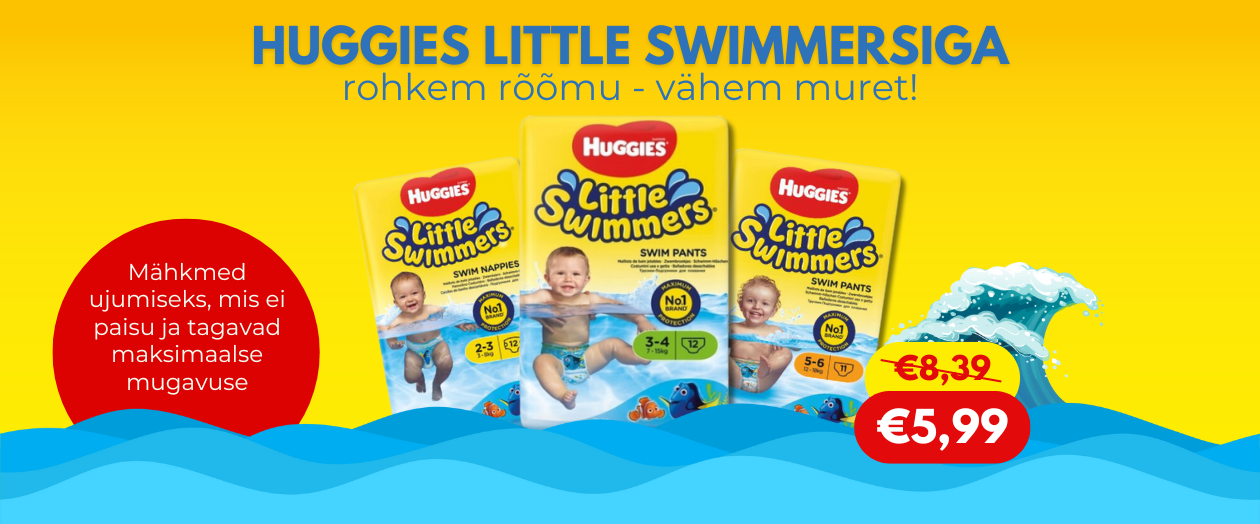 Huggies Little Swimmers ujumismähkmed