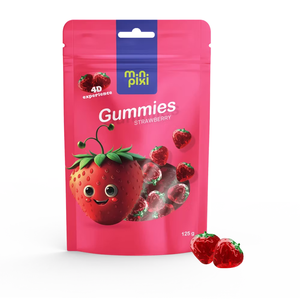 MINI PIXI 4D maasika želee komm 125g | Multum