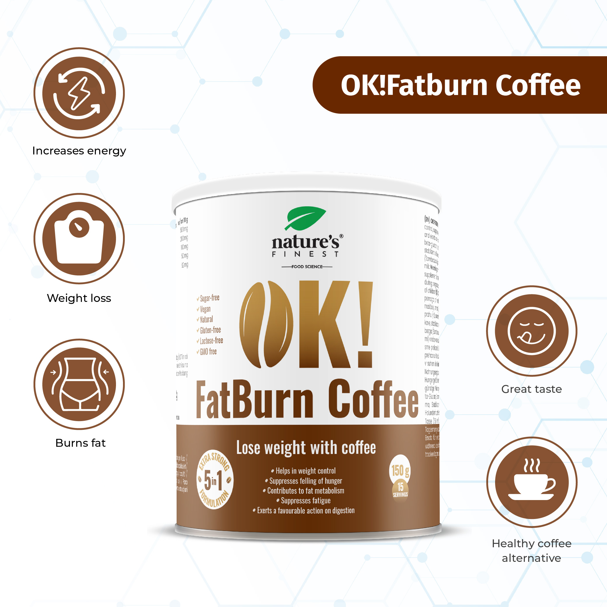 Looduse parim Ok! Fatburn kohvijook rasvapõletuseks ja energia saamiseks | Multum