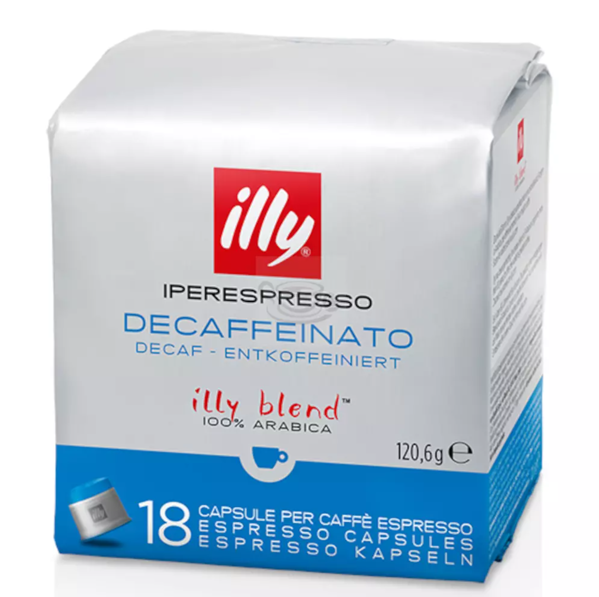 ILLY Iperespresso kofeiinivaba kohv, kapslid 18 tk | Multum