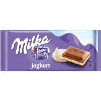 Milka alpi piimašokolaad jogurtikreemitäidisega 100g | Multum