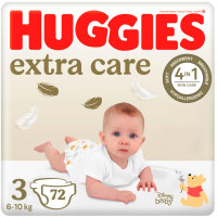 Huggies Extra Care mähkmed #3 6-10kg, 72 tk | Multum