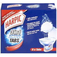 Harpic 3in1 Active Tabs tabletid WC poti puhastamiseks 200g | Multum