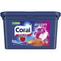 Coral Optimal Color pesukapslid värvilise pesu jaoks 16tk, 339g | Multum