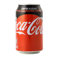 Coca Cola Zero gaseeritud karastusjook 330ml | Multum
