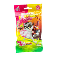 Popping Candy puuvilja- ja koolamaitseline poputamiskomm 4x8g | Multum