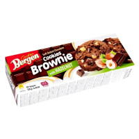 BERGEN brownie küpsised sarapuupähklite ja piimašokolaadi tükkidega 126g | Multum