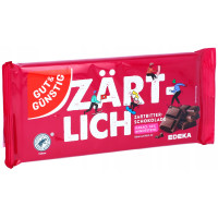 G&G Zartlich mõru šokolaaditahvel 100g | Multum