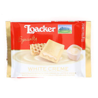 LOACKER Spetsiaalne valge šokolaaditahvel White Creme 55g | Multum