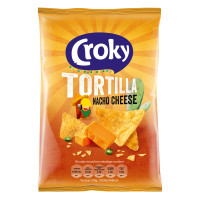 CROKY Tortilla Nacho Cheese maisikrõpsud 40g | Multum