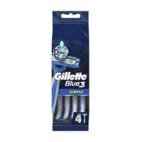 GILLETTE Blue 3 Lihtsad ühekordsed pardlid 4 tk | Multum