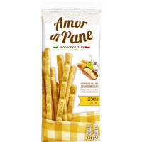 AMORE DI PANE Grissini leivavardad Sesamo 125g | Multum