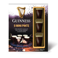 GUINNESS Mini Pints šokolaadikommid Guinnessi kreemitäidisega (9) 82g | Multum