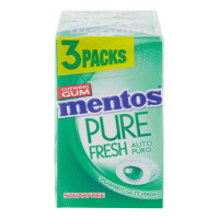 MENTOS Pure Fresh Spearmint näritavad kommid 3x20g | Multum