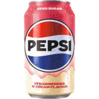 PEPSI maasikad ja koor, purk 330ml | Multum