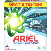 ARIEL Universal+ Lenor peatamatud pesupulber (25x) 1.5kg | Multum