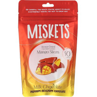 MISKETS Piimašokolaadidražee külmkuivatatud mangotükkidega 80g | Multum