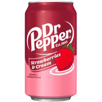 DR.. PIPAR Maasikad ja koor, prügikast 355ml | Multum