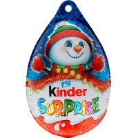 KINDER Üllatus Jõulupuu kaunistus šokolaadimuna mänguasjaga 20g | Multum