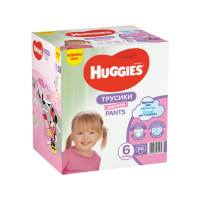 Huggies Pants Girl 6 (15-25kg) 60tk. | Multum