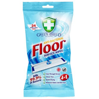 Green Shield care and Protect™ antibakteriaalsed põrandapuhastuslapid 4in1 x24 | Multum