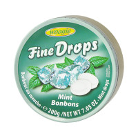 Woogie Mint Drops piparmündimaitselised kommid 200g | Multum