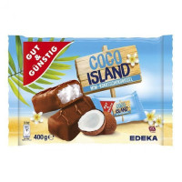 G&G Cocos Island Mini šokolaadi-kookosebatoonid 400g | Multum