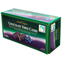 Maitre Chocolate Thins Cassis šokolaad mustsõstratäidisega 200g | Multum