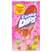 Chupa Chups Crazy Dips pulgakomm pulgal maasika maitsega 14g | Multum
