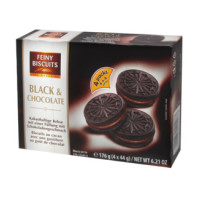 Feiny Biscuits kakaoküpsised šokolaaditäidisega 4x44g | Multum