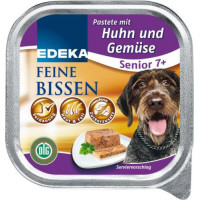 Edeka Feine Senior 7+ pasteed koertele kanaliha ja köögiviljadega 150g | Multum