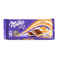 Milka Toffee Cream piimašokolaad karamellise täidisega 100g | Multum