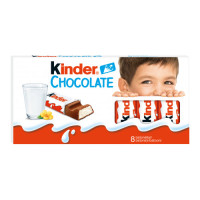 Ferrero Kinder Chocolate piimašokolaaditahvlid x8 100g | Multum