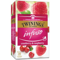 Twinings Infuso Cranberry Vaarikatee 20 tk | Multum
