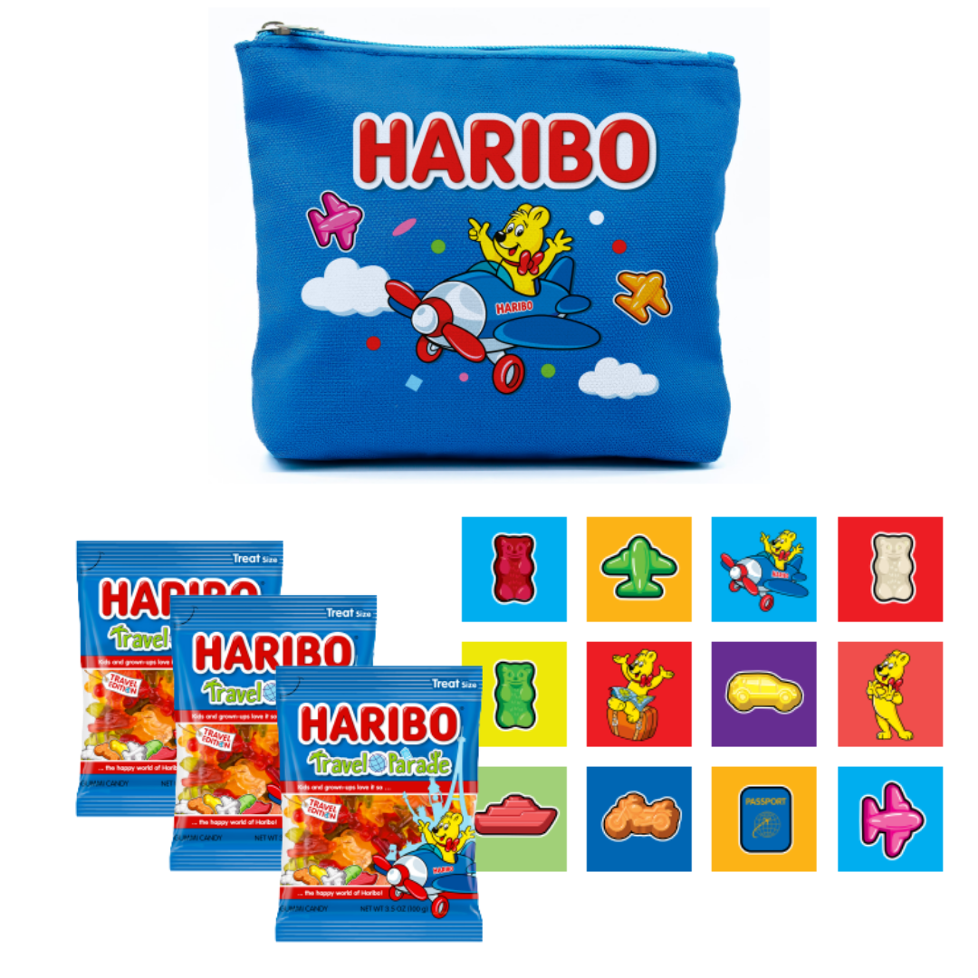 HARIBO Travel Parade puuvillane kott + mälumäng Jelly Candy 300g | Multum