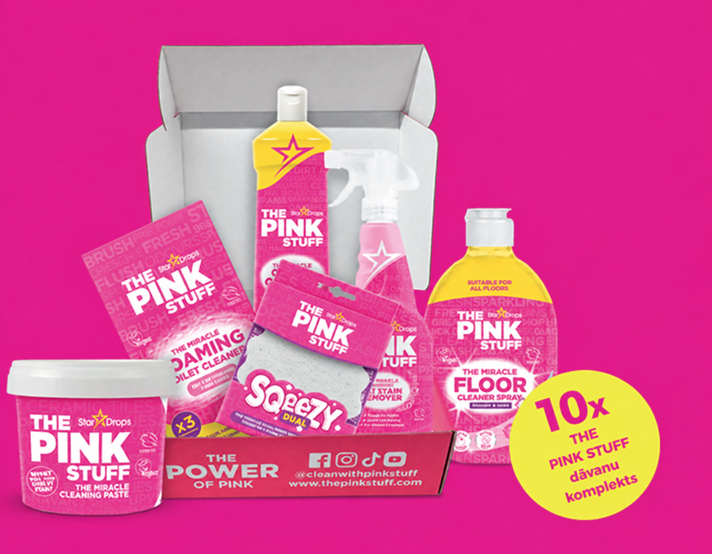 THE PINK STUFF dāvanu komplekts