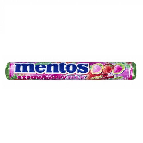 Mentos Maasika närimiskommid maasika maitsega 37,5g | Multum