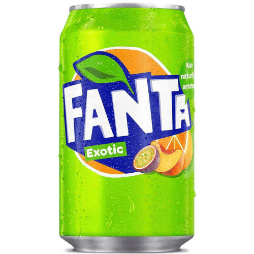 Fanta Exotic eksootilise puuviljamaitsega alkoholivaba gaseeritud jook 0,33L D | Multum