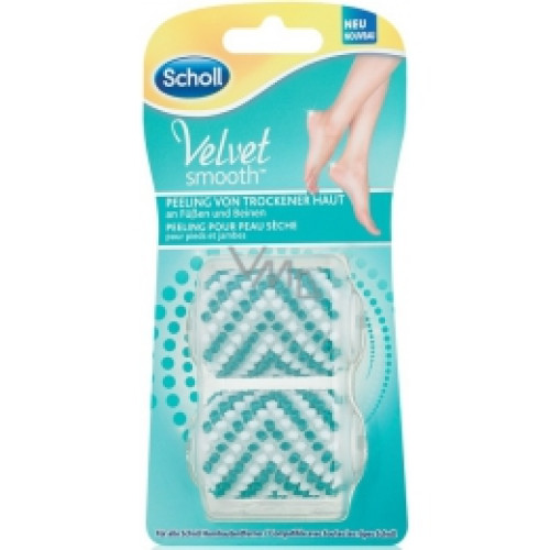 Scholl Velvet koorivad pintsliotsad kuivale nahale 2 tk | Multum