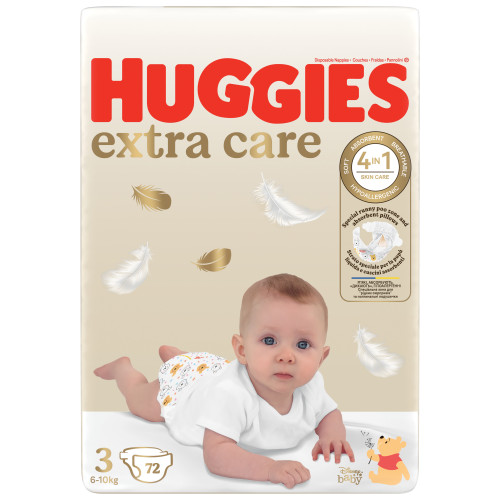 Huggies Extra Care mähkmed #3 6-10kg, 72 tk | Multum