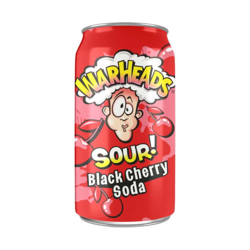 Warheads Sour Black Cherry gaseeritud kirsimaitseline karastusjook 0,355ml | Multum