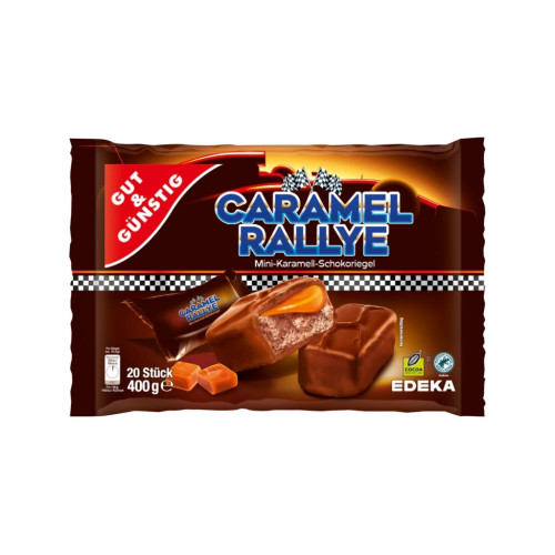 G&G Caramel Rallye minišokolaaditahvlid karamelliga 400g | Multum