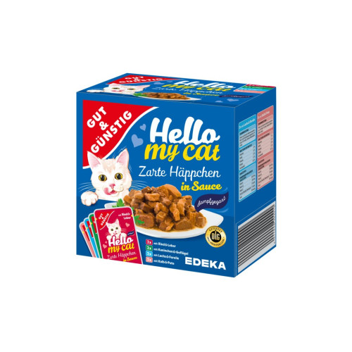 G&G Hello My Cat lihatükid kastmes 8 tk. 800 g | Multum
