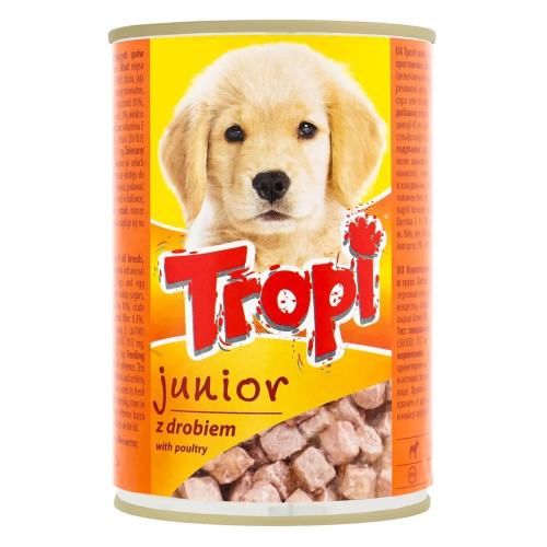 Tropi Junior kuivtoit linnulihaga kutsikatele 415g | Multum