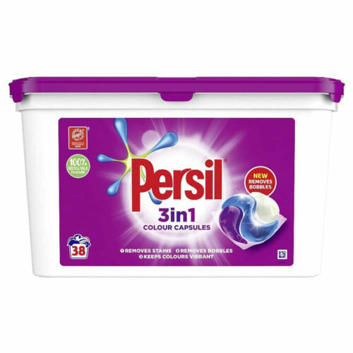 Persil Power Caps Color pesukapslid värvilise pesu jaoks 38 tk | Multum