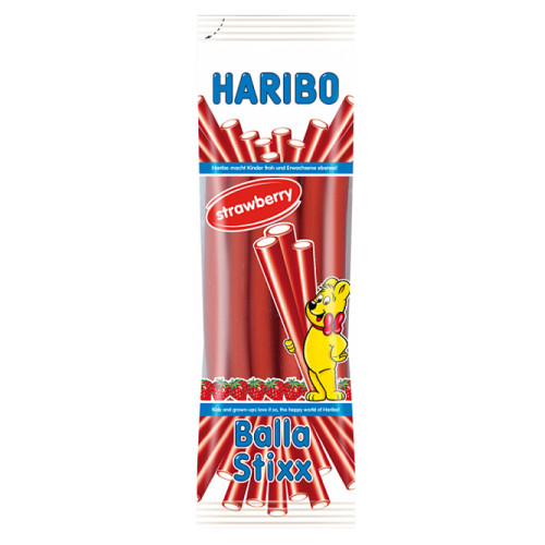 Haribo Balla Stixx Maasika-želee kommid maasika maitsega 200g | Multum