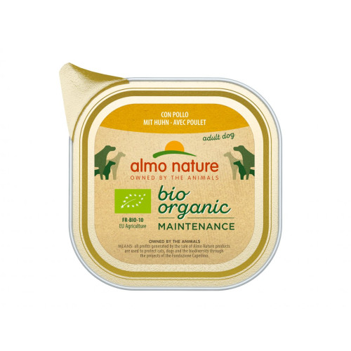 Almo Nature Bio Organic märgtoit kanalihaga koertele 100g | Multum
