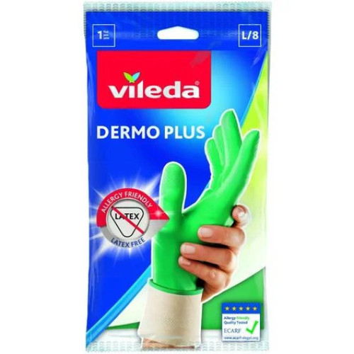 Vileda Dermo+ majapidamiskindad (kumm) suurus L | Multum